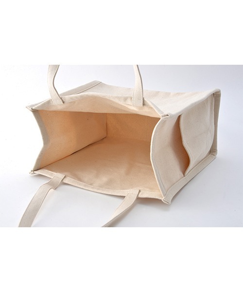 Rename（リネーム）の「【WEB限定カラー】Rename 帆布 BOXトートバッグ（トートバッグ・レディース・ダークグレー/ライトグレー系・FREE）」の5枚目の写真