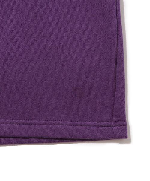 SHOO・LA・RUE(シューラルー)の「◆【100-130cm】袖ボーダーレイヤードプルオーバー(スウェット・キッズ・パープル系/ブラック・13/11/12/10)」の10枚目の写真