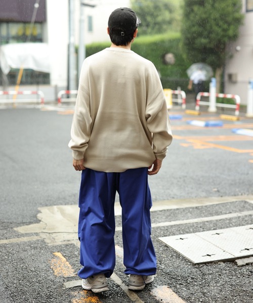 WEGO(ウィゴー)の「WEGO/スウェットライクロゴプルオーバー(ニット/セーター・メンズ・ブラウン/ダークグリーン/アイボリー/マスタード・MEDIUM/LARGE)」の6枚目の写真