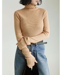 digne タートルネックトップス　イエロー DIESEL（ディーゼル）の「レディース ハイネック 長袖トップス