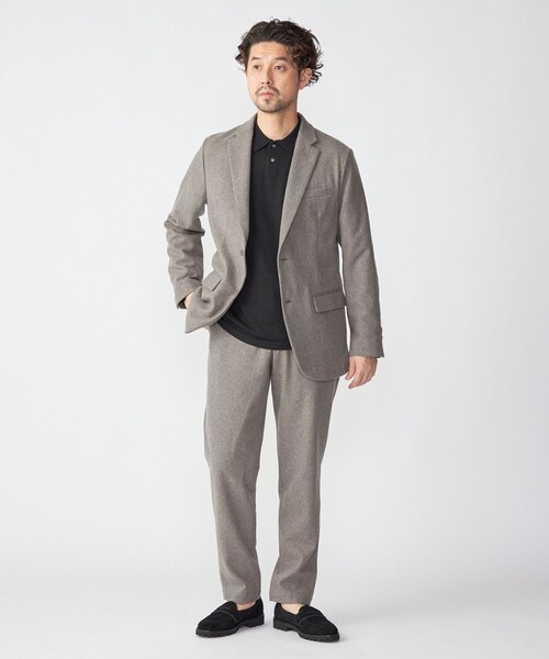 SHIPS（シップス）の「SHIPS: <セットアップ対応> スーパー140'S ソロテックス ウール イージーパンツ（スラックス・メンズ・ベージュ/ブラック/ネイビー・SMALL/MEDIUM/LARGE/X-LARGE）」の10枚目の写真