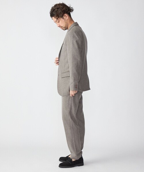 SHIPS（シップス）の「SHIPS: <セットアップ対応> スーパー140'S ソロテックス ウール イージーパンツ（スラックス・メンズ・ベージュ/ブラック/ネイビー・SMALL/MEDIUM/LARGE/X-LARGE）」の11枚目の写真