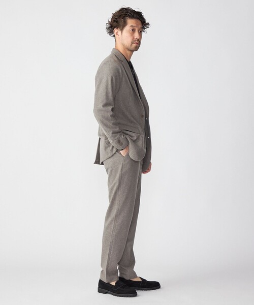 SHIPS（シップス）の「SHIPS: <セットアップ対応> スーパー140'S ソロテックス ウール イージーパンツ（スラックス・メンズ・ベージュ/ブラック/ネイビー・SMALL/MEDIUM/LARGE/X-LARGE）」の13枚目の写真