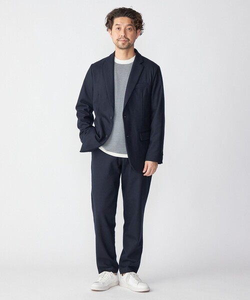 SHIPS（シップス）の「SHIPS: <セットアップ対応> スーパー140'S ソロテックス ウール イージーパンツ（スラックス・メンズ・ベージュ/ブラック/ネイビー・SMALL/MEDIUM/LARGE/X-LARGE）」の18枚目の写真