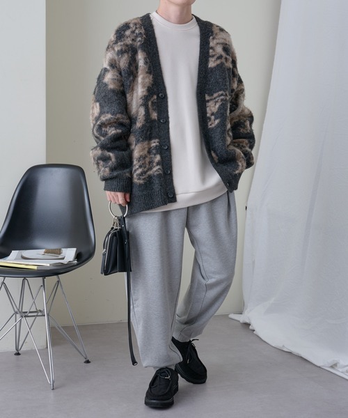 COLONY 2139（コロニートゥーワンスリーナイン）の「ペイズリーパターンニットカーディガン（カーディガン/ボレロ・メンズ・ブラウン/ブラック・MEDIUM/LARGE）」の16枚目の写真