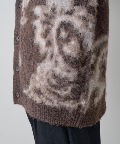 COLONY 2139（コロニートゥーワンスリーナイン）の「ペイズリーパターンニットカーディガン（カーディガン/ボレロ・メンズ・ブラウン/ブラック・MEDIUM/LARGE）」の11枚目の写真