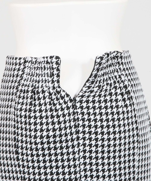 Julia Boutique（ジュリアブティック）の「千鳥格子柄ハイウエストマーメイドスカート/22620（スカート・レディース・ベージュ/ブラック・ONE）」の15枚目の写真