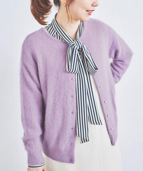 le.coeur blanc(ルクールブラン)の「ストライプボウタイブラウスⅡ(シャツ/ブラウス・レディース・ベージュ系その他2/ブルー系その他4・38)」の19枚目の写真