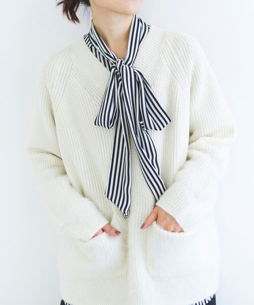 le.coeur blanc(ルクールブラン)の「ストライプボウタイブラウスⅡ(シャツ/ブラウス・レディース・ベージュ系その他2/ブルー系その他4・38)」の22枚目の写真