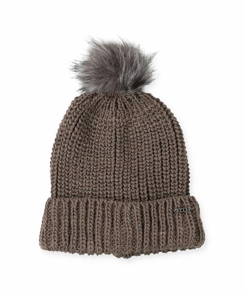 FITH（フィス）の「ボンテン付きニットキャップ（ニットキャップ/ビーニー・キッズ・チャコールグレー/グレー・MEDIUM/LARGE）」の2枚目の写真