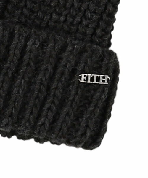 FITH（フィス）の「ボンテン付きニットキャップ（ニットキャップ/ビーニー・キッズ・チャコールグレー/グレー・MEDIUM/LARGE）」の9枚目の写真