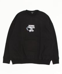 RE730 カラフルでPOPなアップリケ刺繍トレーナー