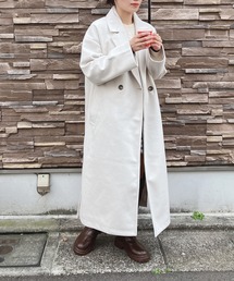 AS KNOW AS plus | ♪スリットテーラーロングコート(チェスターコート)