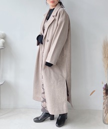 AS KNOW AS plus | ♪スリットテーラーロングコート　【2023AWアイテム】(チェスターコート)