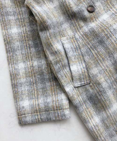 AS KNOW AS plus（アズノゥアズプラス）の「♪スリットテーラーロングコート　【2023AWアイテム】（チェスターコート・レディース・アイボリー/ブラック/モカ/ブルー/イエロー系その他/ブラウン系/グレー系/ダークブラウン/アイボリー系・FREE）」の12枚目の写真