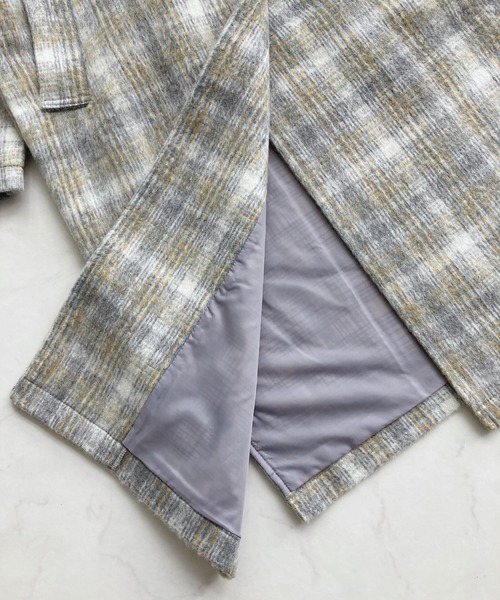 AS KNOW AS plus（アズノゥアズプラス）の「♪スリットテーラーロングコート　【2023AWアイテム】（チェスターコート・レディース・アイボリー/ブラック/モカ/ブルー/イエロー系その他/ブラウン系/グレー系/ダークブラウン/アイボリー系・FREE）」の17枚目の写真