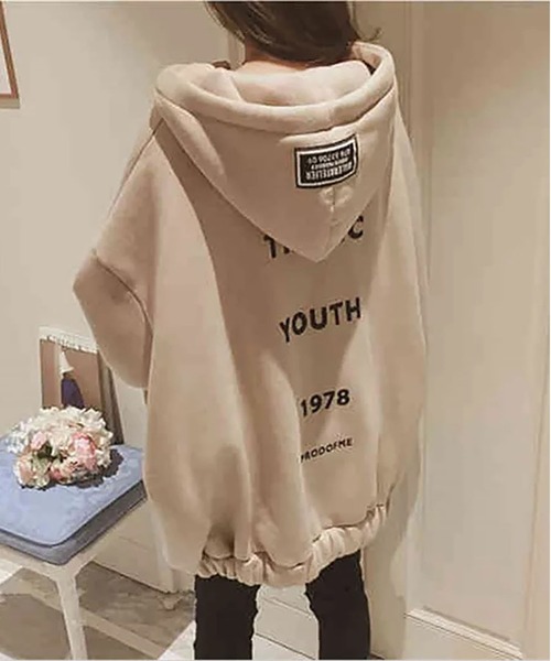 RUUX(ルーフ)の「ルーズシルエット ZIP UPパーカー(パーカー・レディース・B/A/C・M/L/XL/XX-LARGE)」の2枚目の写真