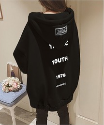 ルーズシルエット ZIP UPパーカー