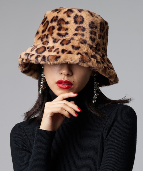 Narcissus(ナルシス)の「【Narcissus】ガラファーバケットハット(ハット・レディース・レオパード/その他1・FREE)」の5枚目の写真