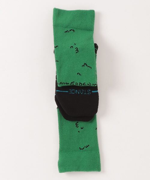 STANCE(スタンス)の「【STANCE/スタンス】HOMER SNOW 「ザ・シンプソンズ」コラボコレクション スノーボード スキー用ソックス(ソックス/靴下・メンズ・グリーン・SMALL/LARGE)」の2枚目の写真