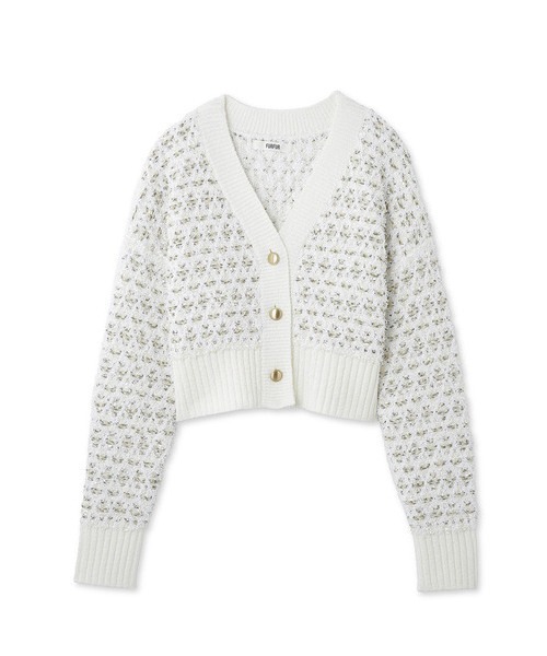 FURFUR ファンシーツイード カーディガン