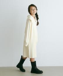 green label relaxing（グリーンレーベルリラクシング）の「【WEB限定サイズあり】TJ ラッフルカラー ワンピース 140cm-160cm（ワンピース・キッズ）」