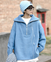 モヘアニット」に該当するニット/セーター（タートルネック/ハイネック