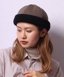 Lilly♡　バーガンディ完売品　Wool Cap /ウールキャップ KAPITAL(キャピタル) 「3G ウール 雪柄 ニットCAP」ボンボン
