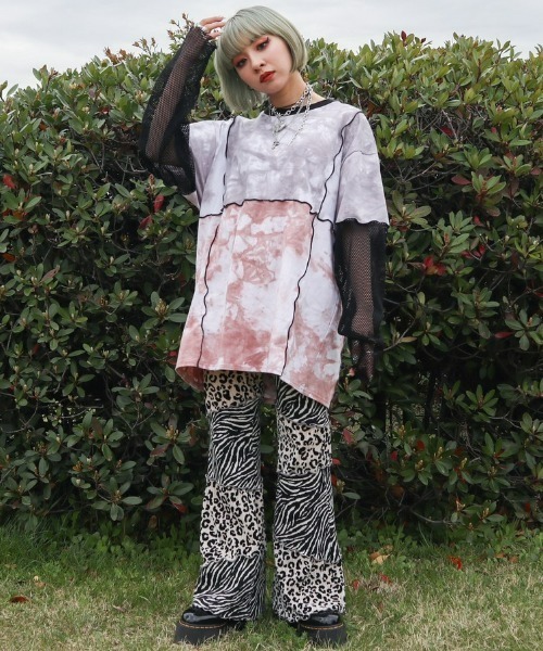 Candy Stripper（キャンディストリッパー）の「CND ANIMALS FLARE パンツ（その他パンツ・レディース・ベージュ/ブラック・2）」の20枚目の写真