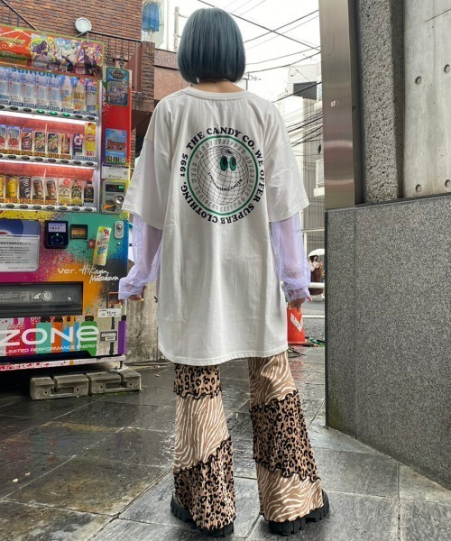 Candy Stripper（キャンディストリッパー）の「CND ANIMALS FLARE パンツ（その他パンツ・レディース・ベージュ/ブラック・2）」の16枚目の写真