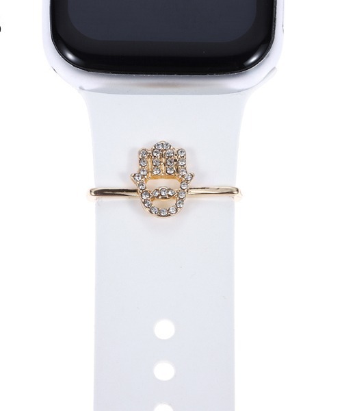Mayree（メイリー）の「【float】Apple Watch/アップルウォッチ/キラキラ ビジュー バンド ベルト アクセサリー（デジタル腕時計・レディース・A/H/J/O/Q/C/E/F/S/T/U/B/G/I/P/R/K/L/M/N/D・FREE）」の5枚目の写真