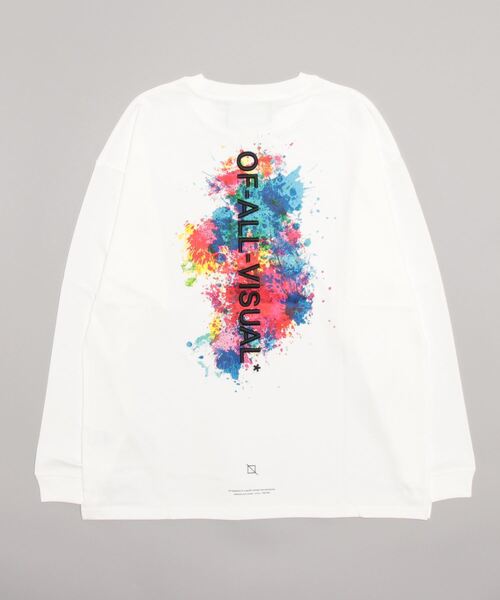 A4A(エーフォーエー)の「A4A/エーフォーエー/SPLASH PAINT LST スプラッシュペイントロングスリーブT(Tシャツ/カットソー・メンズ・ブラック/ホワイト・F)」の5枚目の写真