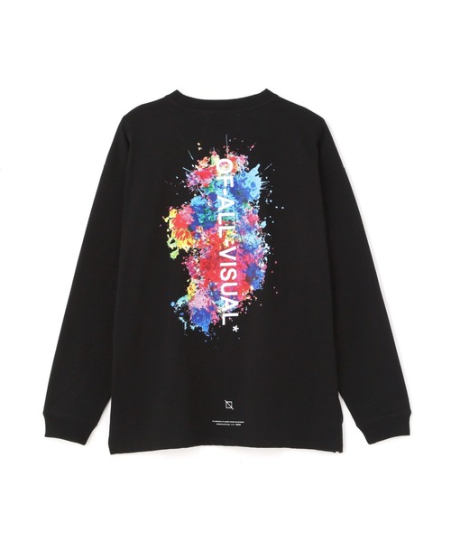 A4A(エーフォーエー)の「A4A/エーフォーエー/SPLASH PAINT LST スプラッシュペイントロングスリーブT(Tシャツ/カットソー・メンズ・ブラック/ホワイト・F)」の2枚目の写真