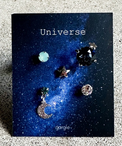 gargle（ガーグル）の「gargle ガーグル:宇宙シリーズ ストーンセット ピアス（ピアス（両耳用）・レディース・シルバー/ゴールド・FREE）」の9枚目の写真