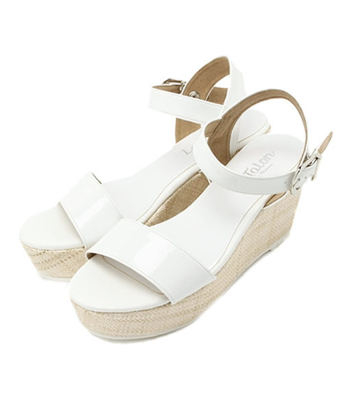 LE TALON（ルタロン）の「◇7.5CMプラットアンクルウエッジ（サンダル・レディース・ブラック/ホワイト/シルバー/アイボリー・36.5/37.5/35.5）」の3枚目の写真