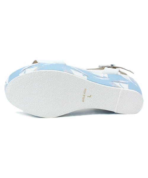 LE TALON（ルタロン）の「◇7.5CMプラットアンクルウエッジ（サンダル・レディース・ブラック/ホワイト/シルバー/アイボリー・36.5/37.5/35.5）」の10枚目の写真