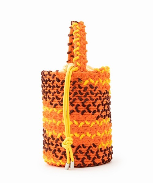 Casselini（キャセリーニ）の「Casselini(キャセリーニ)ロープバッグ（ハンドバッグ・レディース・オレンジ/ブルー/アイボリー・FREE）」の12枚目の写真