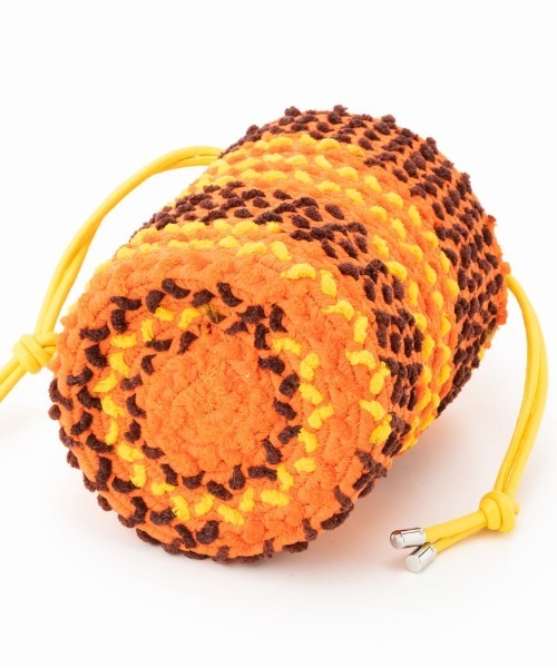 Casselini（キャセリーニ）の「Casselini(キャセリーニ)ロープバッグ（ハンドバッグ・レディース・オレンジ/ブルー/アイボリー・FREE）」の4枚目の写真