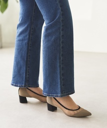 LE TALON | 4.5cmポインテッドネットパンプス(パンプス)