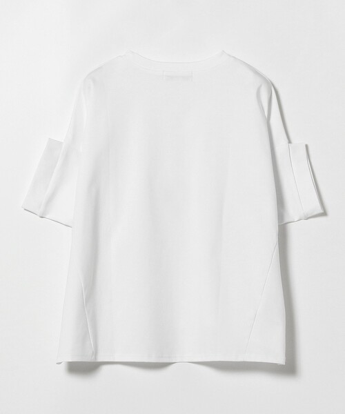 B:MING by BEAMS（ビーミングバイビームス）の「B:MING by BEAMS / シルケット フォルム プルオーバー（Tシャツ/カットソー・レディース・モカ/チャコールグレー/オフホワイト・FREE）」の13枚目の写真