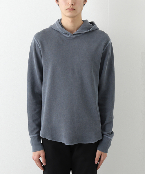 SAVE KHAKI UNITED（セーブカーキユナイテッド）の「SAVE KHAKI UNITED L/S VINTAGE THERMAL POINTELLE HOODIE（パーカー・メンズ・チャコールグレー/ブラック/ネイビー・MEDIUM/LARGE/X-LARGE）」の14枚目の写真