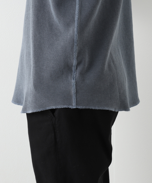 SAVE KHAKI UNITED（セーブカーキユナイテッド）の「SAVE KHAKI UNITED L/S VINTAGE THERMAL POINTELLE HOODIE（パーカー・メンズ・チャコールグレー/ブラック/ネイビー・MEDIUM/LARGE/X-LARGE）」の13枚目の写真