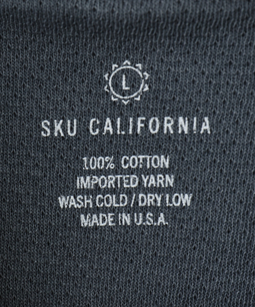 SAVE KHAKI UNITED（セーブカーキユナイテッド）の「SAVE KHAKI UNITED L/S VINTAGE THERMAL POINTELLE HOODIE（パーカー・メンズ・チャコールグレー/ブラック/ネイビー・MEDIUM/LARGE/X-LARGE）」の15枚目の写真