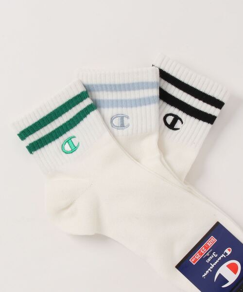 repipi armario（レピピ アルマリオ）の「【champion×repipi】☆3Pセット☆ラインソックス（ソックス/靴下・キッズ・その他・FREE）」の7枚目の写真