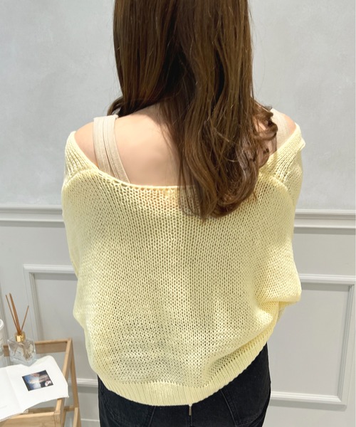 apres jour（アプレジュール）の「カップ付きタンクインナー【ZOZOTOWN限定アイテム】（タンクトップ・レディース・ライトブラウン/ライトベージュ/ブラック/ミント/オフホワイト・X-LARGE/フリー）」の14枚目の写真