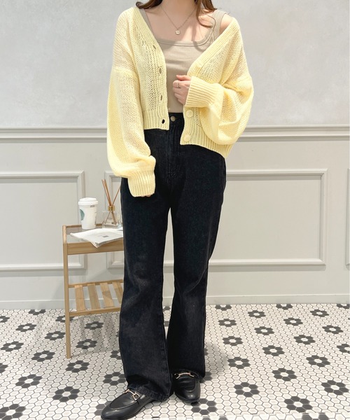 apres jour（アプレジュール）の「カップ付きタンクインナー【ZOZOTOWN限定アイテム】（タンクトップ・レディース・ライトブラウン/ライトベージュ/ブラック/ミント/オフホワイト・X-LARGE/フリー）」の16枚目の写真