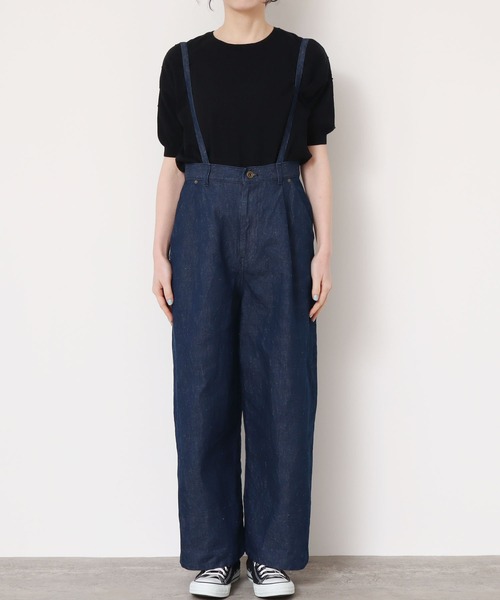 l'atelier du savon アトリエドゥサボン ちょいまるデニムパンツ l'atelier du savon（アトリエドサボン）の「ちょいまるデニム