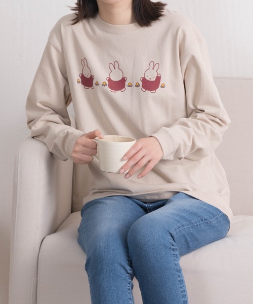 salle de bal（サルデバル）の「miffy / ミッフィー  ロング スリーブ Tシャツ ロンT miffy LONG TEE WNI（Tシャツ/カットソー・レディース・その他5/その他4/その他6/その他3/その他2/その他1・FREE）」の15枚目の写真