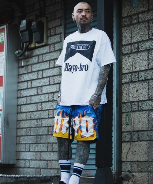 ROYAL FLASH（ロイヤルフラッシュ）の「MAYO/メイヨー/MAYO Bro Short Sleeve Tee（Tシャツ/カットソー・メンズ・ブラック/ホワイト・L/M/XL）」の11枚目の写真