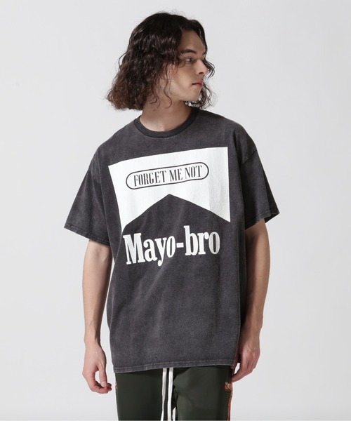 ROYAL FLASH（ロイヤルフラッシュ）の「MAYO/メイヨー/MAYO Bro Short Sleeve Tee（Tシャツ/カットソー・メンズ・ブラック/ホワイト・L/M/XL）」の8枚目の写真